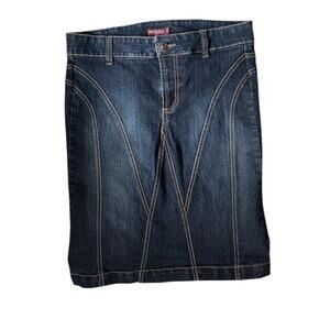 Vintage y2k low rise denim skirt